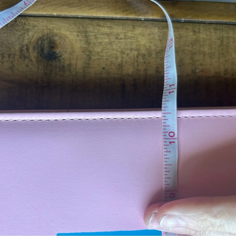 Ban.do Large Pink Planner with Blue Text With Zip Closure